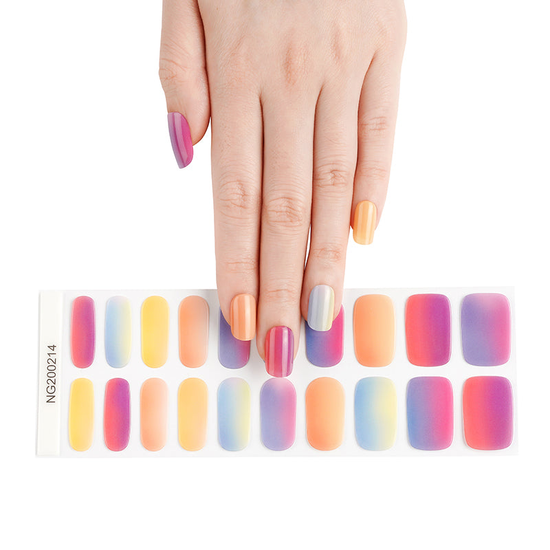 UV Gel Nails Stickers Kit (200-300）