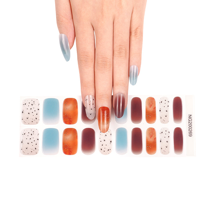 UV Gel Nails Stickers Kit (200-300）