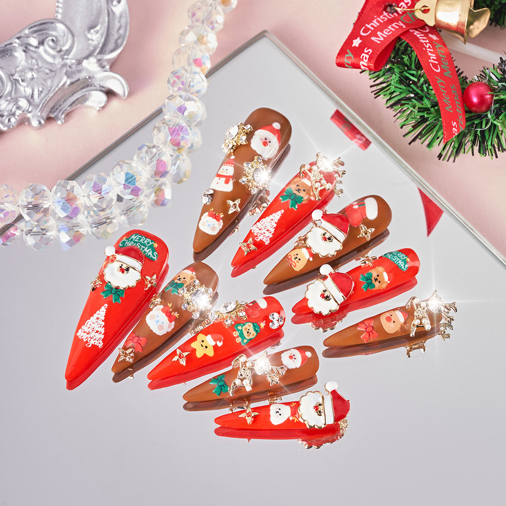 【Xmas】MG68-Long Stiletto(Length:1.7")