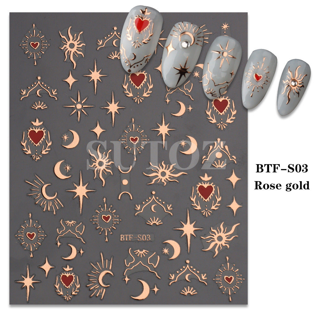 Middle Ages Nail Sticker-B06